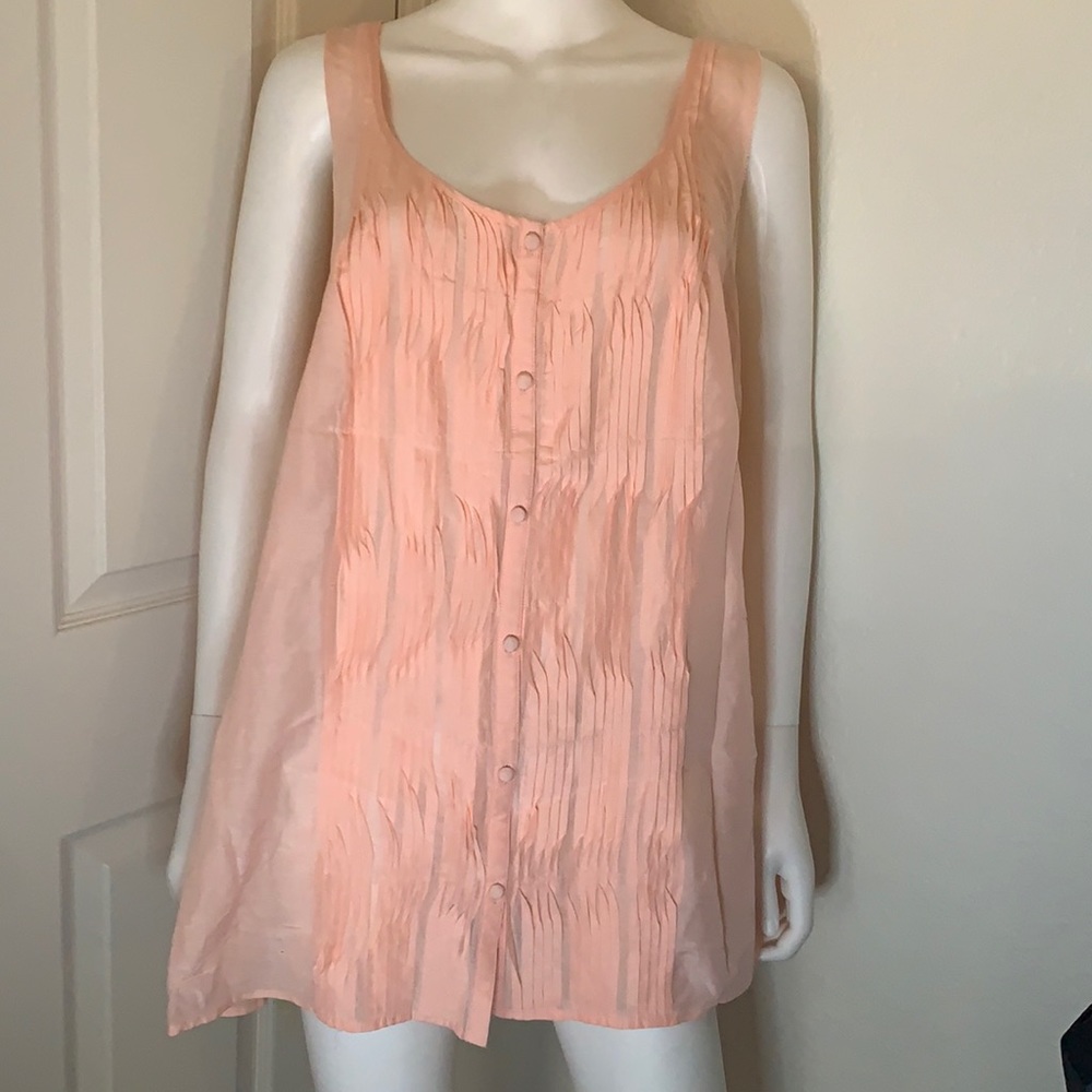 Lane Bryant Cotton Silk Top Size 28 NWT